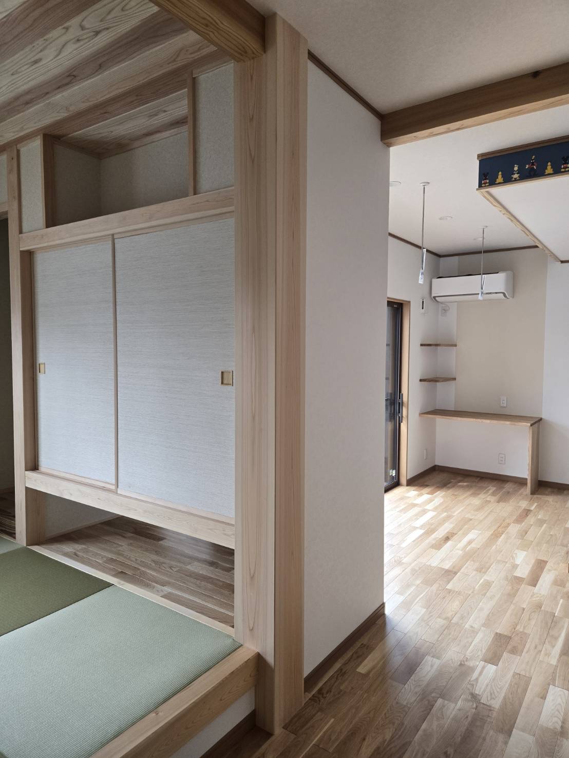 和風建築 平屋 無垢 造作 大工 モダン 大黒柱 木造建築 筑西市|無垢 木の家 注文住宅・木の家なら藤田建設:新築・リフォームの工務店 筑西市