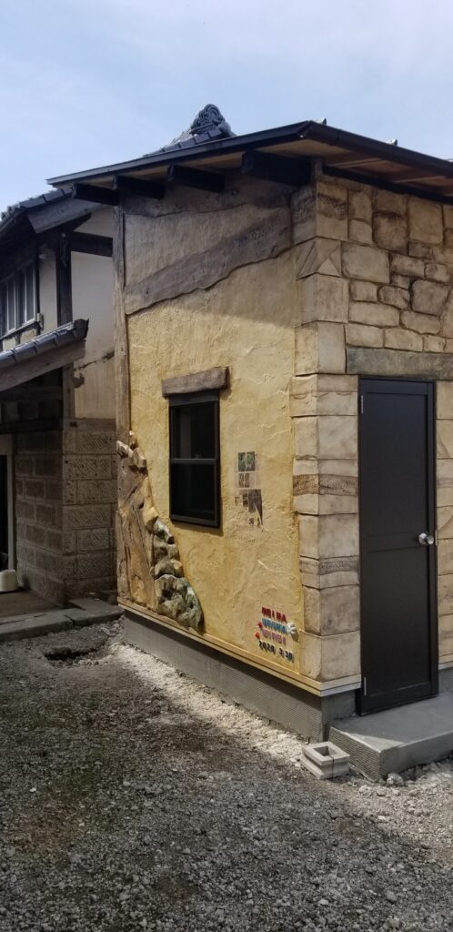 造形モルタルによるアトリエ　筑西市
